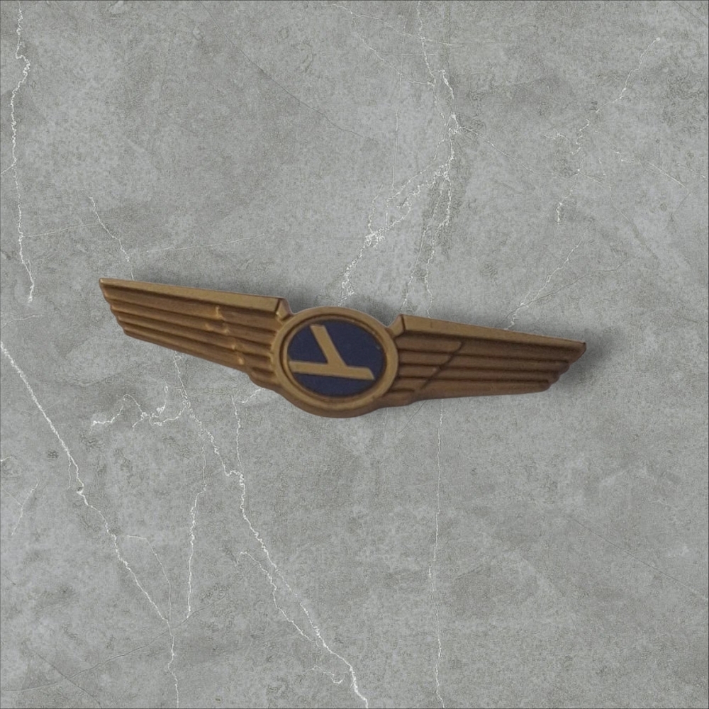 Vintage Plastic 1960s Eastern Airlines Kids Pilot Captain Wings Pin